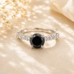 4.50 Ct Black Diamond Ring