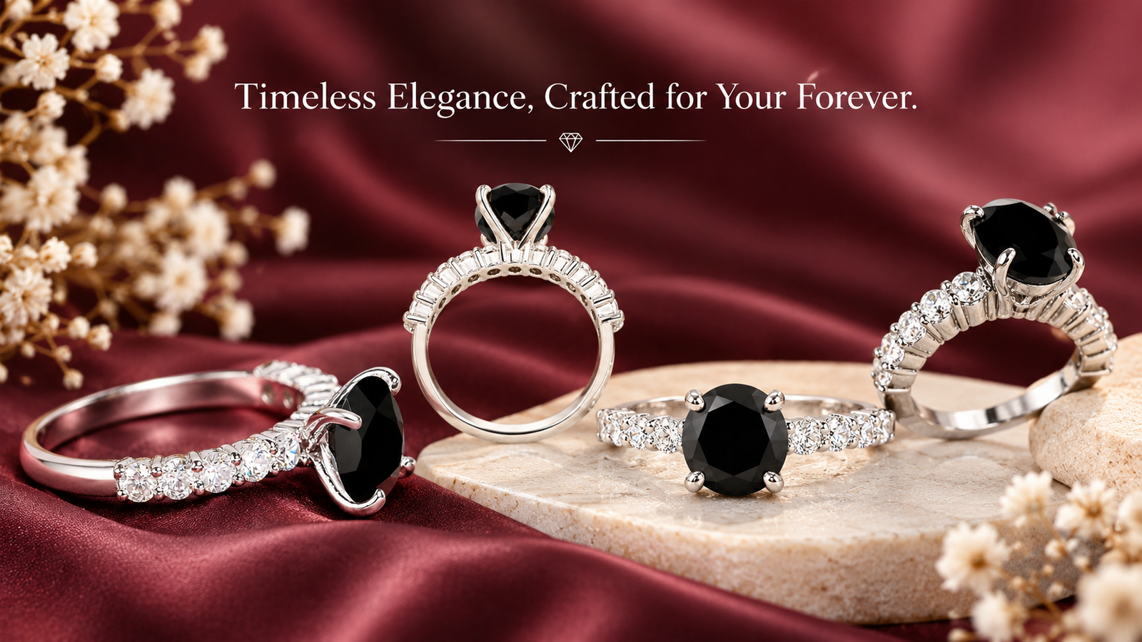 4.50 Ct Black Diamond Ring banner