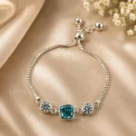 4.50 Ct Blue Diamond Bracelet