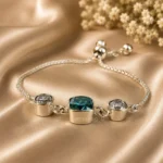 4.50 Ct Blue Diamond Bracelet 2