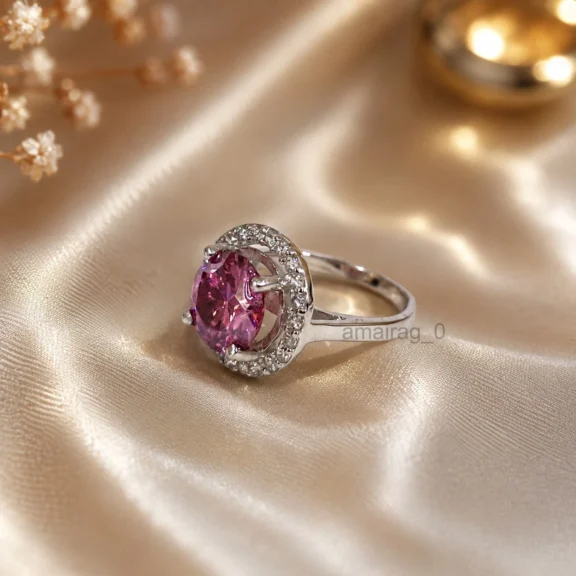 4.50 Ct Pink Diamond Ring 4