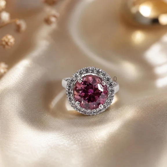 4.50 Ct Pink Diamond Ring