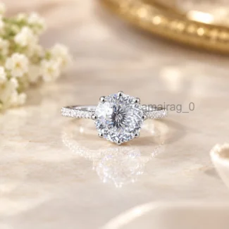 4.50 Ct White Diamond Ring (1)