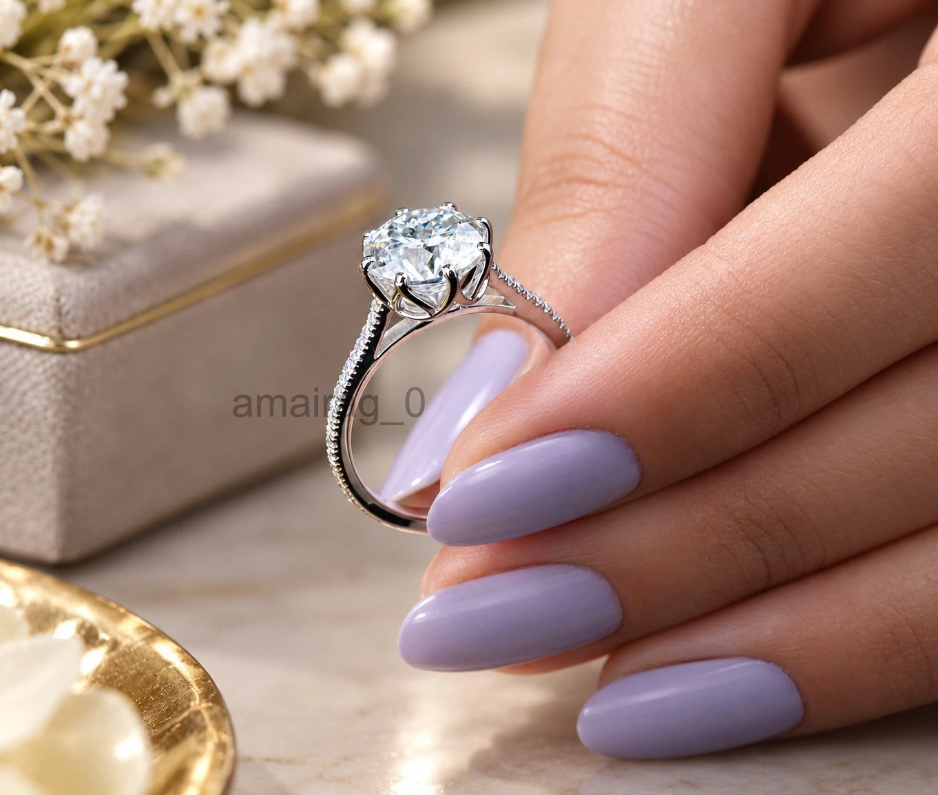 4.50 Ct White Diamond Ring (3)