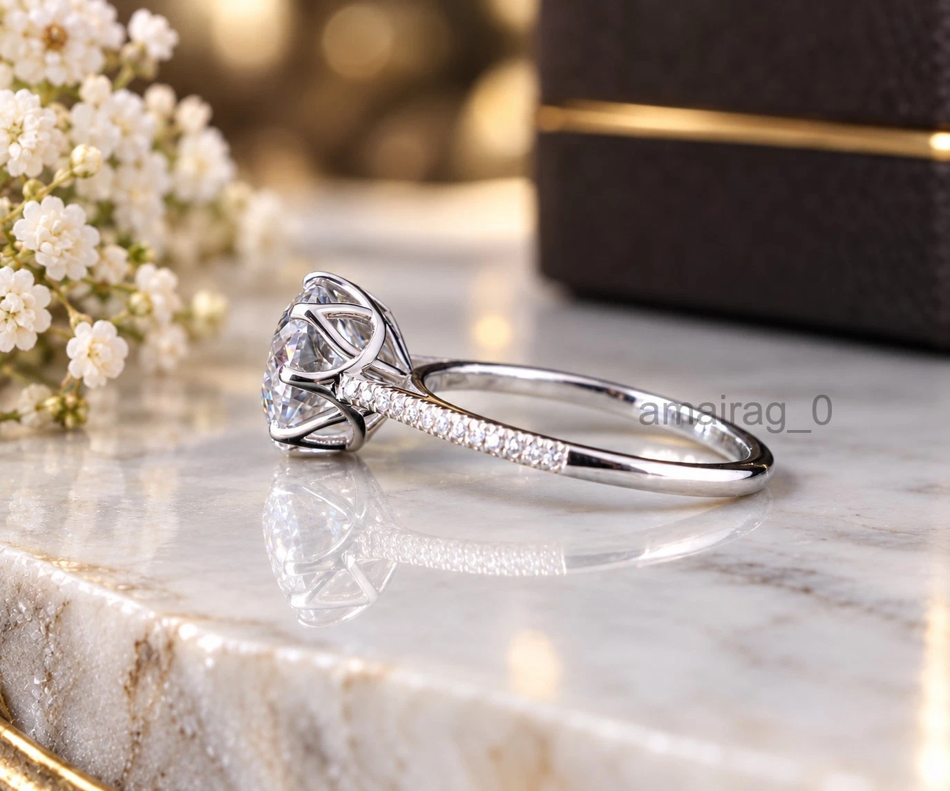 4.50 Ct White Diamond Ring (4)