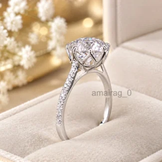 4.50 Ct White Diamond Ring (5)