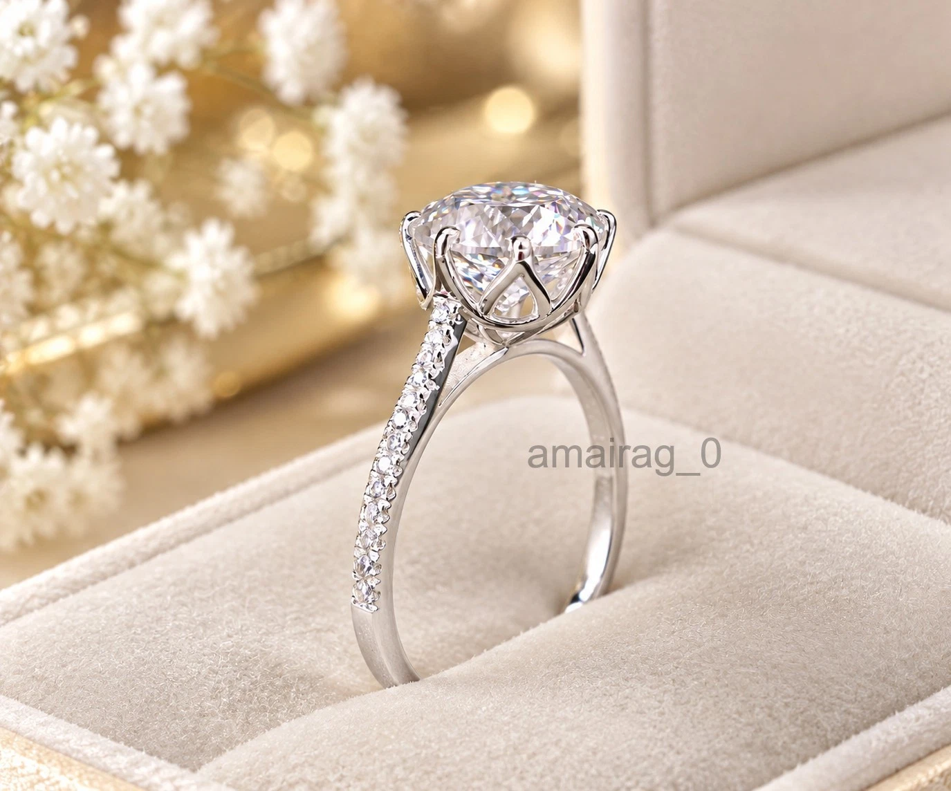 4.50 Ct White Diamond Ring (5)