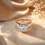 4.50 Ct White Diamond Ring Asscher Cut (1)