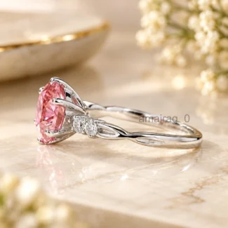 4.80 Ct Pink Diamond Ring 1