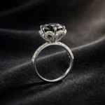 5 Ct Black Diamond Ring 1