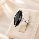 5 Ct Black Diamond Ring 1