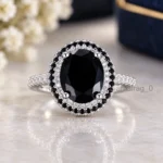 5 Ct Black Diamond Ring 1
