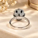 5 Ct Black Diamond Ring 2