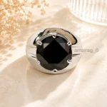 5 Ct Black Diamond Ring 2