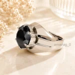 5 Ct Black Diamond Ring 3