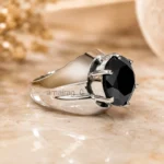 5 Ct Black Diamond Ring 5