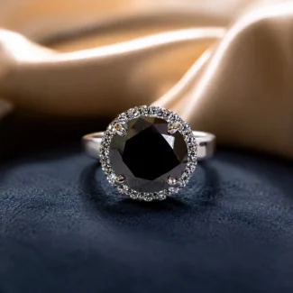 5 Ct Black Diamond Ring