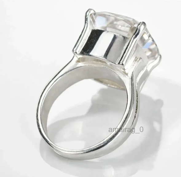 5 Ct Off White Diamond Ring 2