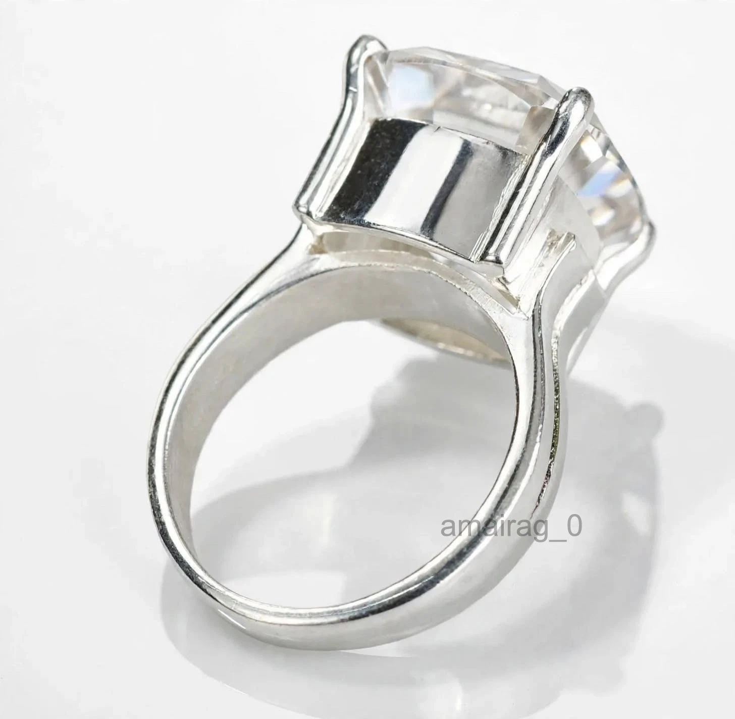 5 Ct Off White Diamond Ring 2