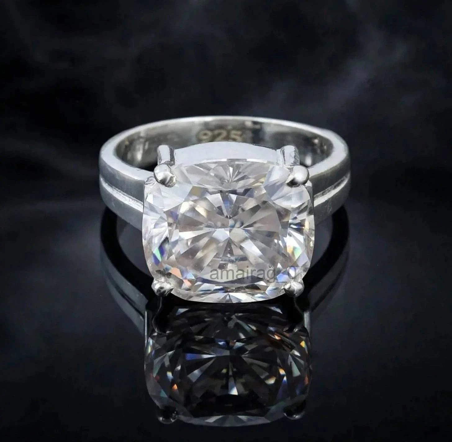 5 Ct Off White Diamond Ring 3