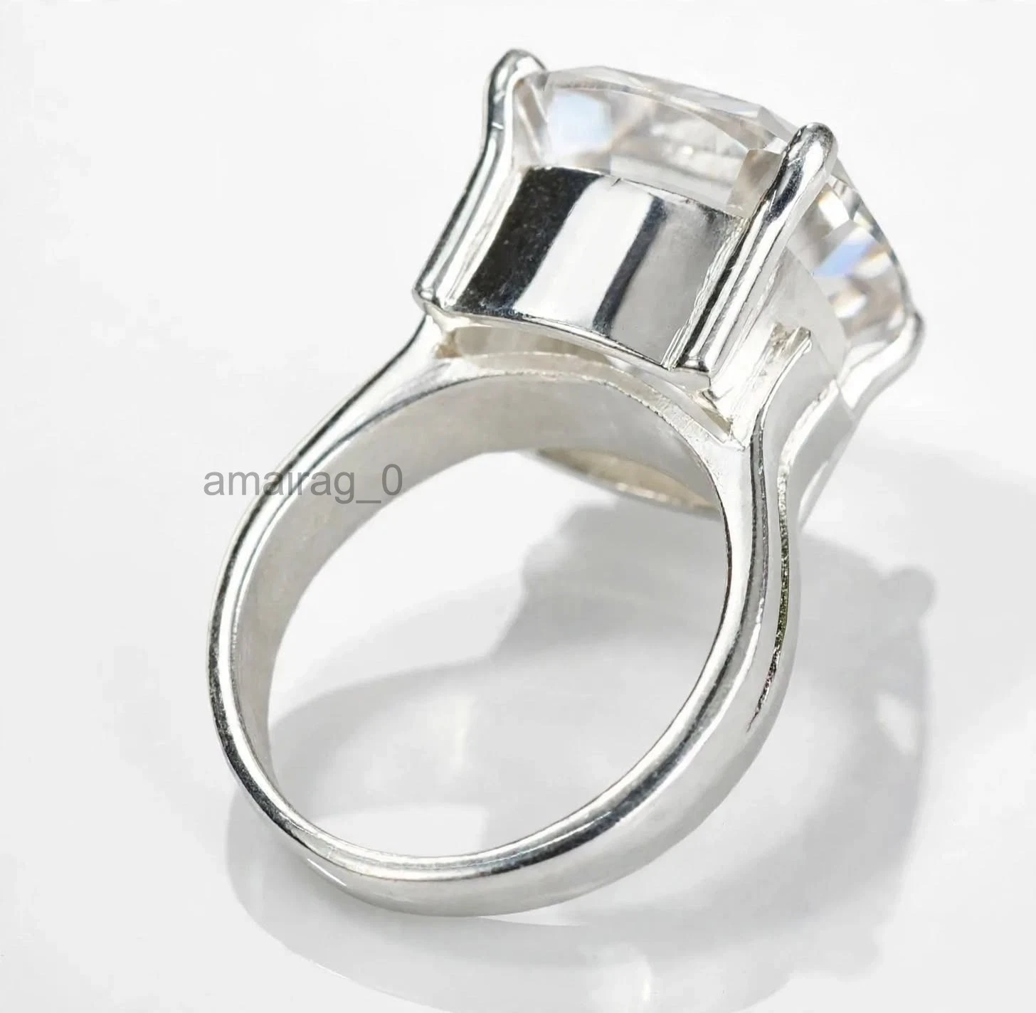 5 Ct Off White Diamond Ring 4