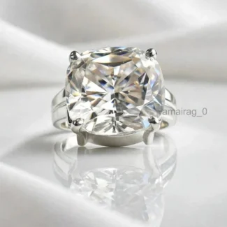 5 Ct Off White Diamond Ring 5