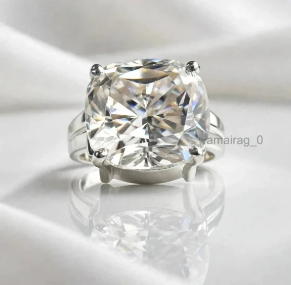 5 Ct Off White Diamond Ring 5