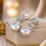 5 Ct White Diamond Earrings (1)