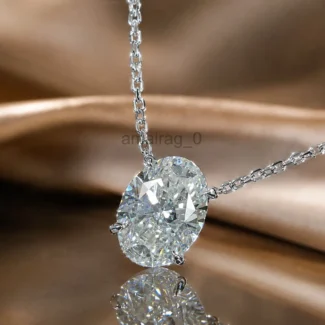 5 Ct White Treated Diamond Pendant (2)