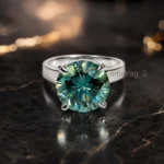 5.25 Ct Blue Diamond Ring