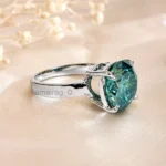 5.25 Ct Blue Diamond Ring 2