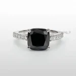 5.50 Ct Black Diamond Ring