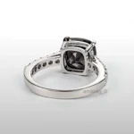 5.50 Ct Black Diamond Ring 2