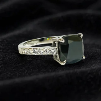 5.50 Ct Black Diamond Ring 3