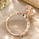 5.50 Ct White Treated Diamond Ring 1