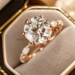 5.50 Ct White Treated Diamond Ring