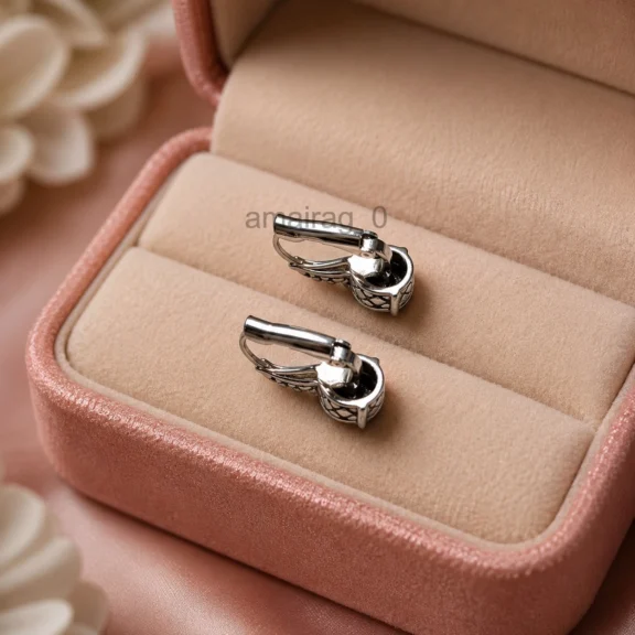 6 Ct Black Diamond Earrings 2