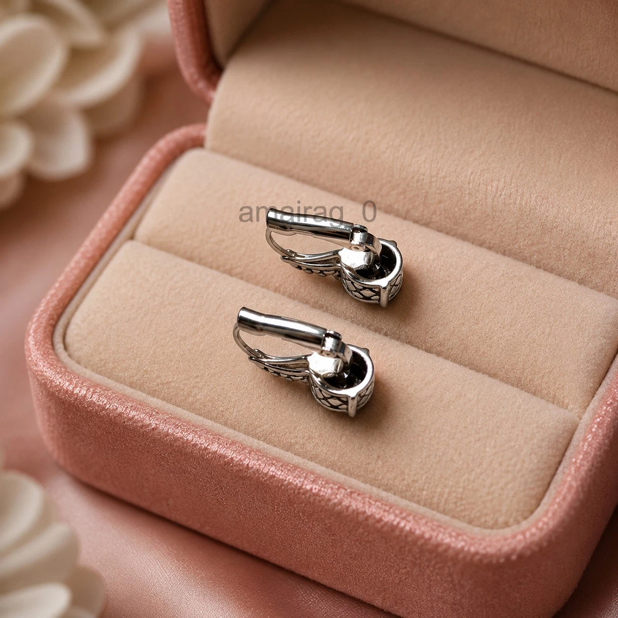 6 Ct Black Diamond Earrings 2