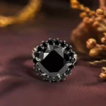 6 Ct Black Diamond Ring