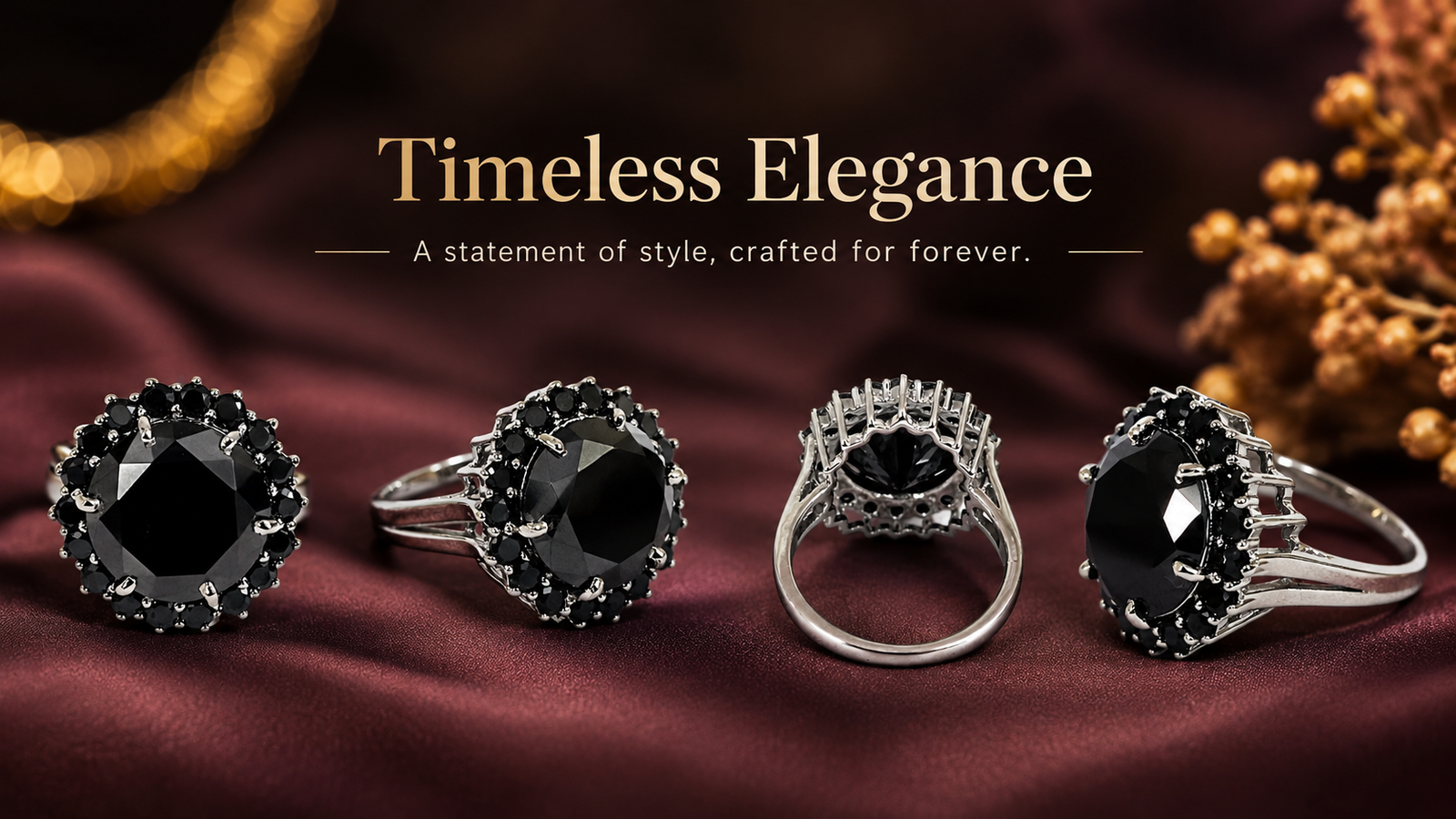 6 Ct Black Diamond Ring banner