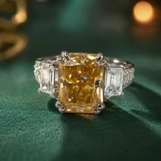 6 Ct Champagne Ring Radiant Cut (2)