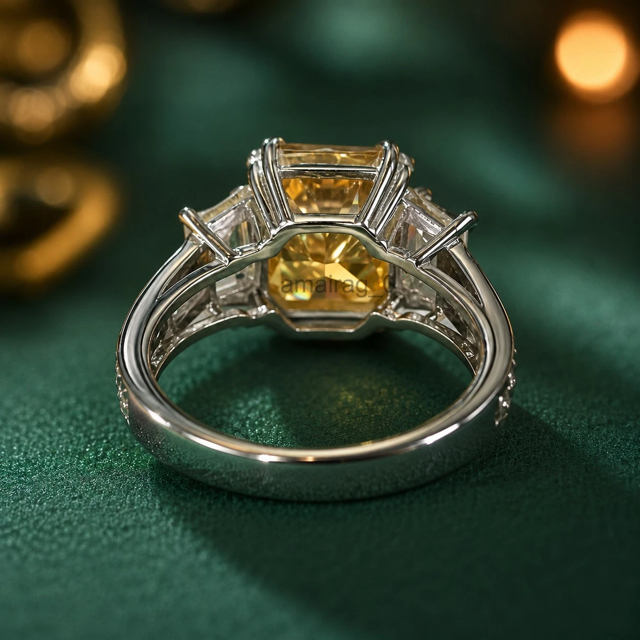 6 Ct Champagne Ring Radiant Cut (5)