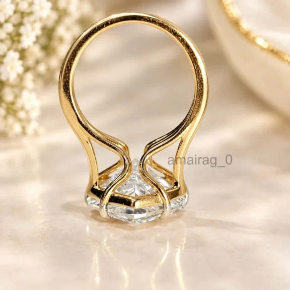 6 Ct White Diamond Ring 1