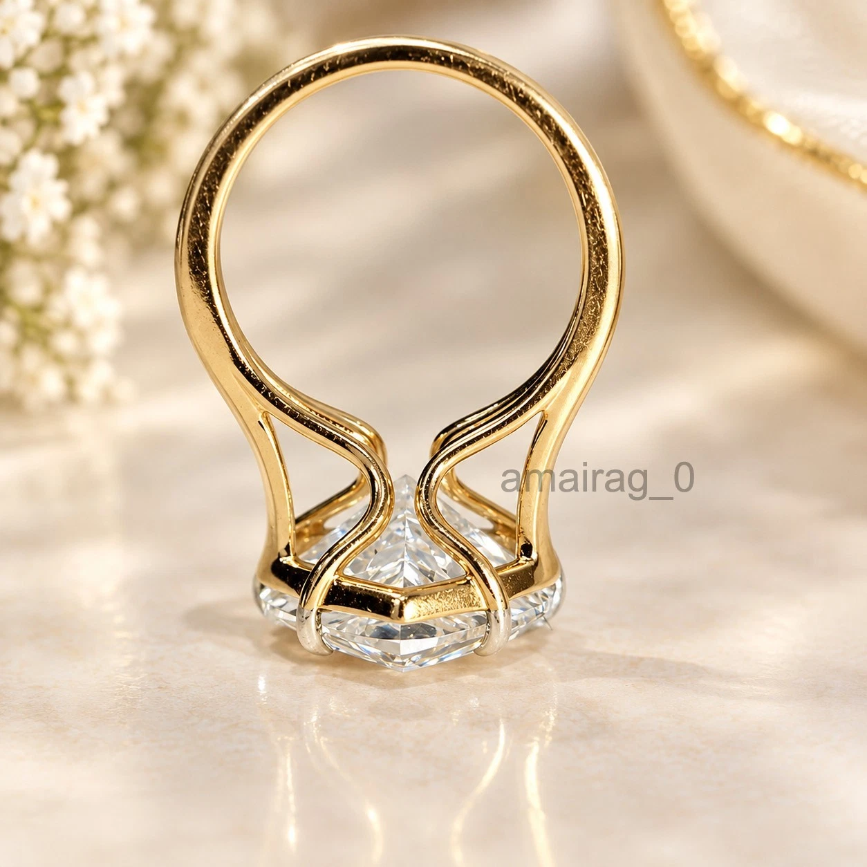 6 Ct White Diamond Ring 1