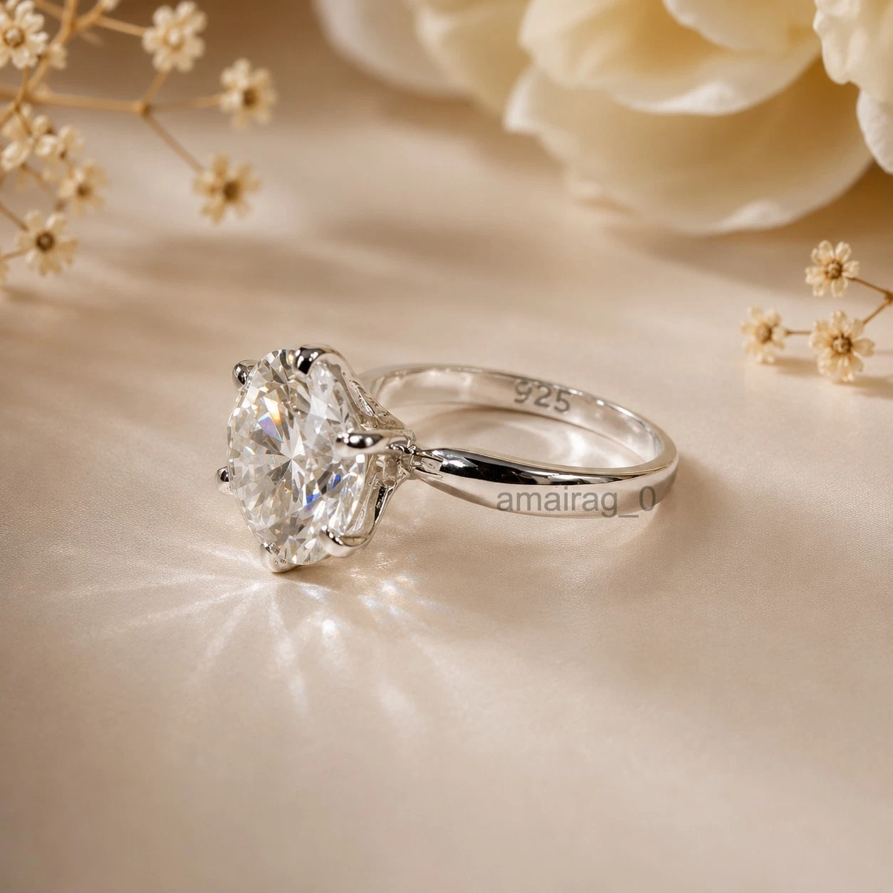 6 Ct White Diamond Ring (3)