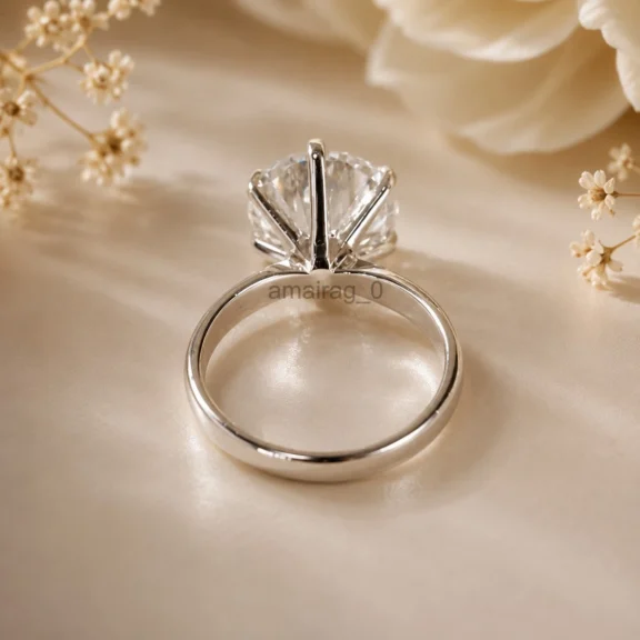 6 Ct White Diamond Ring (4)