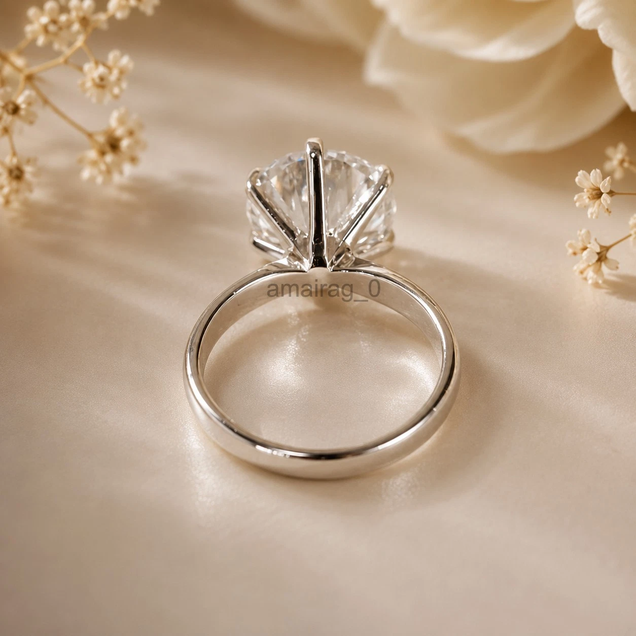 6 Ct White Diamond Ring (4)