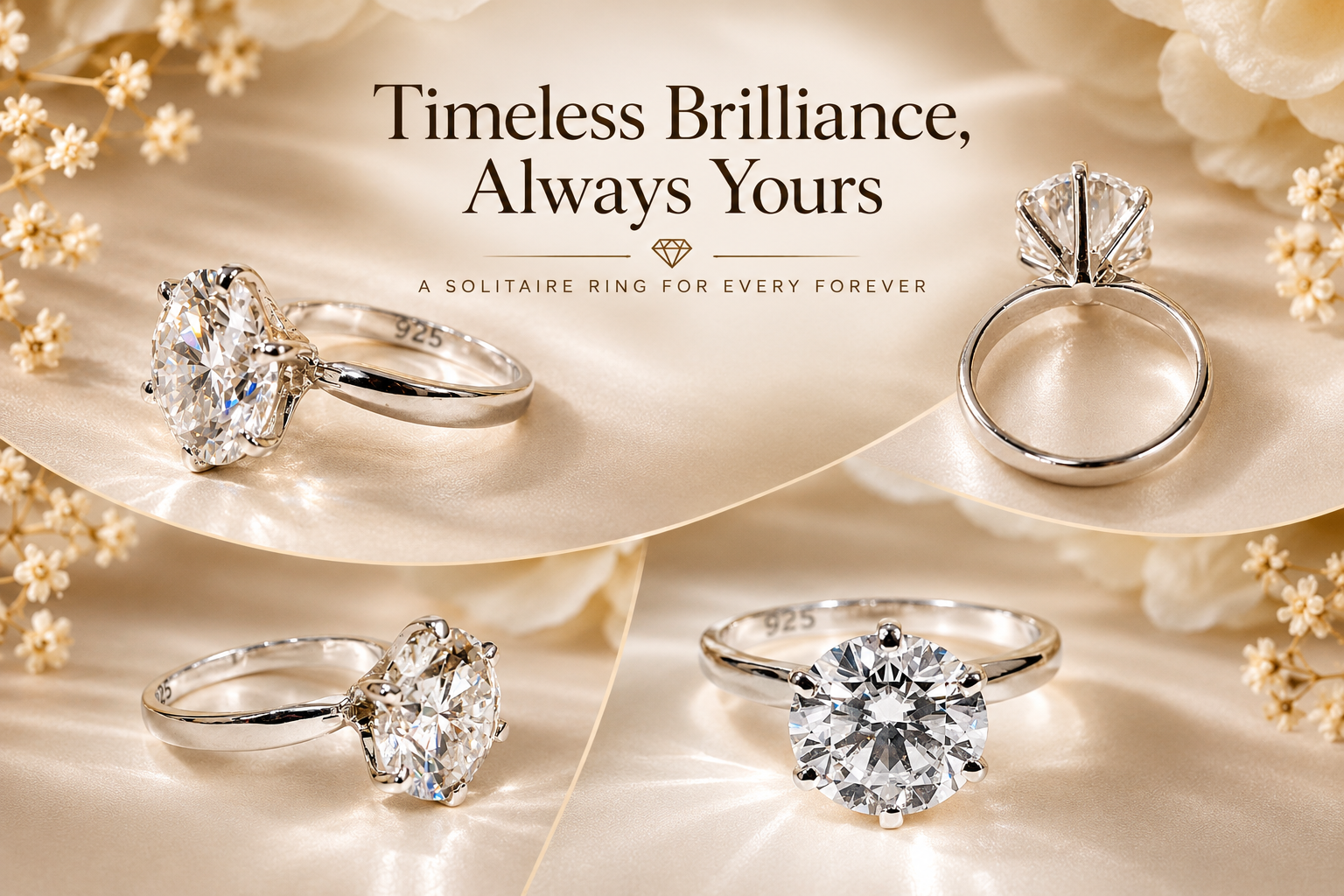 `6 Ct White Diamond Ring banner