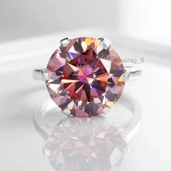 7.25 Ct Pink Diamond Ring 3