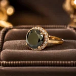 8 Ct Black Diamond Ring 1